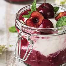 cherry yogurt