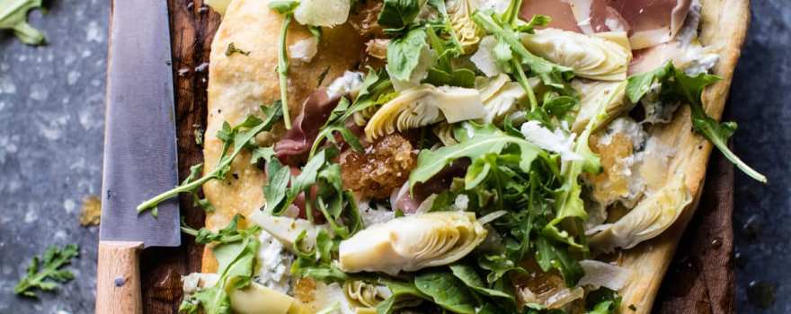 Artichoke Ricotta Flatbread