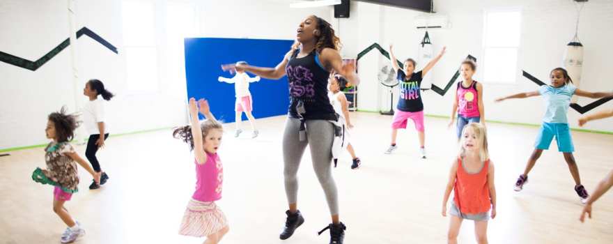 teaching kids to dance