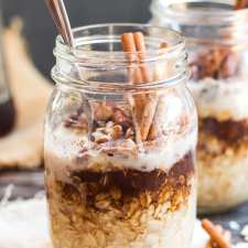 maple brown sugar overnight oats