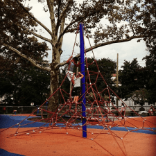 kids rope play structure