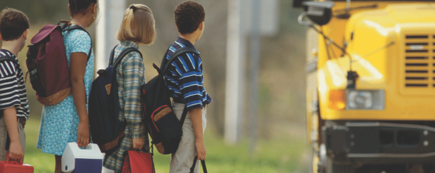 watching for school bus