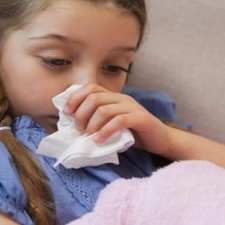 girl with allergies