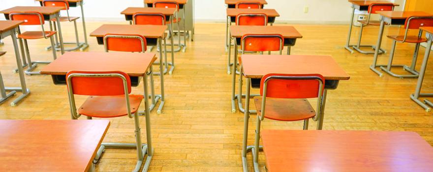 empty classroom