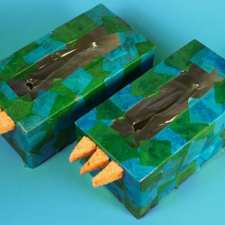 dino feet tissue boxes