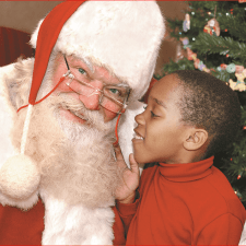 boy meets santa