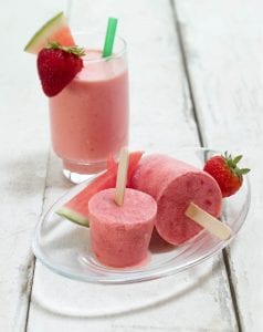 watermelon strawberry shake