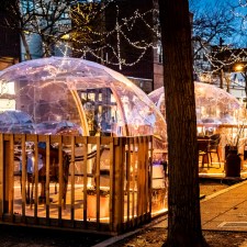 Winter outdoor dining during Covid