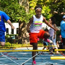 kids running track in nyc