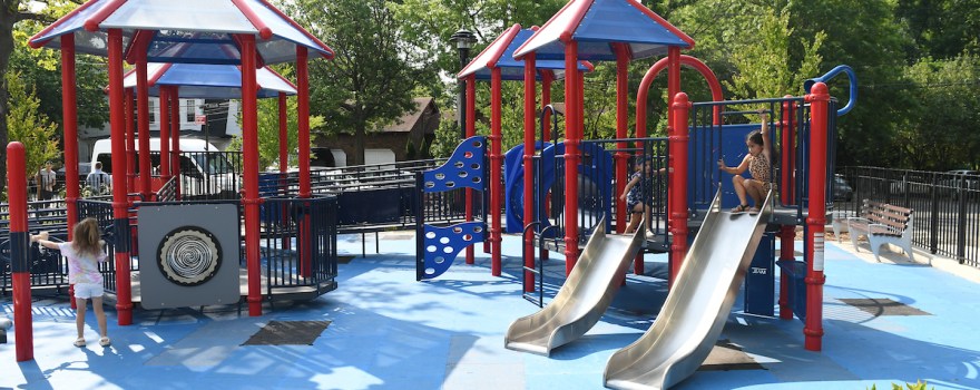 Sensory playground in Huguenot, Staten Island