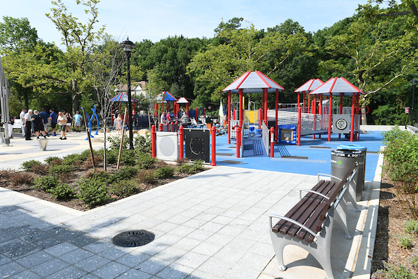 Sensory playground in Huguenot, Staten Island
