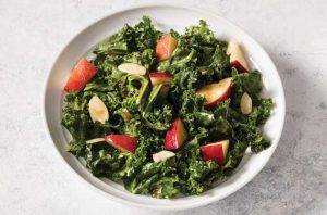 kale salad with maple balsamic dressing