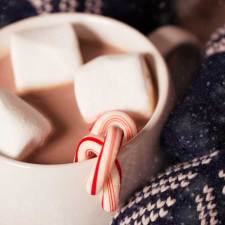 hot chocolate with marshmallows