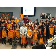 kids at a zimmer club youth conservation class