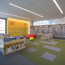 inside a library