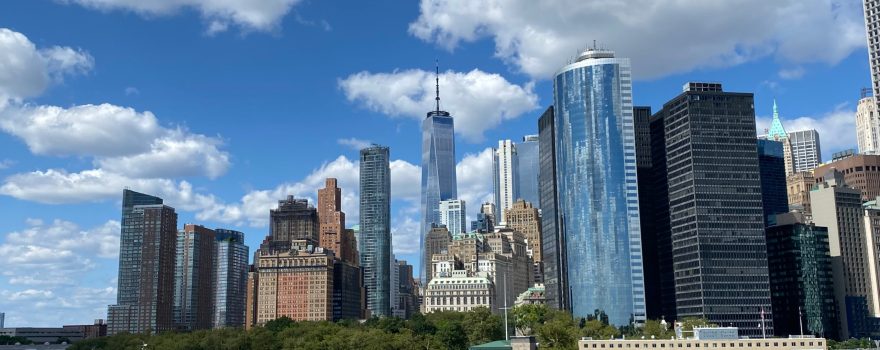 buildings in Downtown Manhattan