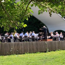 staten island philharmonic performing an outdoor concert