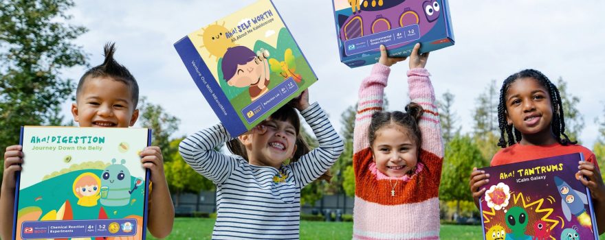 kids holding books