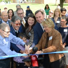 ribbon cutting of the Willowbrook Mile at the College of Staten Island