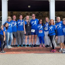 father of organ donor with his family