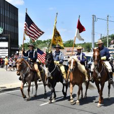 Horses marching in the Little-Neck Douglaston Memorial Day Parade.