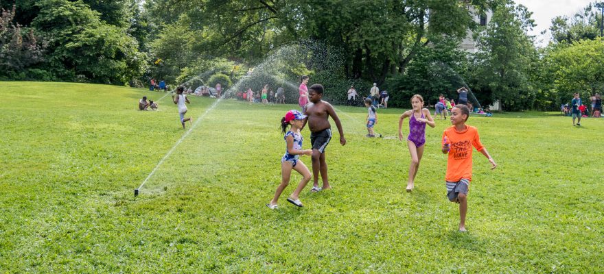 Cool Off at Snug Harbor’s Sprinklerfest