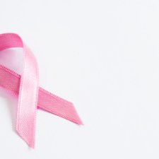 a pink ribbon