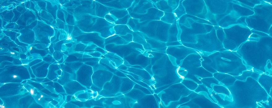 closeup water floating swimming pool